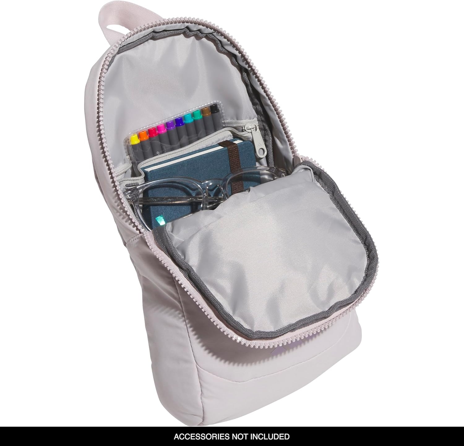 image:imageadidas Essentials 3 Sling Crossbody Bag 5L Wonder Alumina Grey One SizeIce PurpleIce Lavender