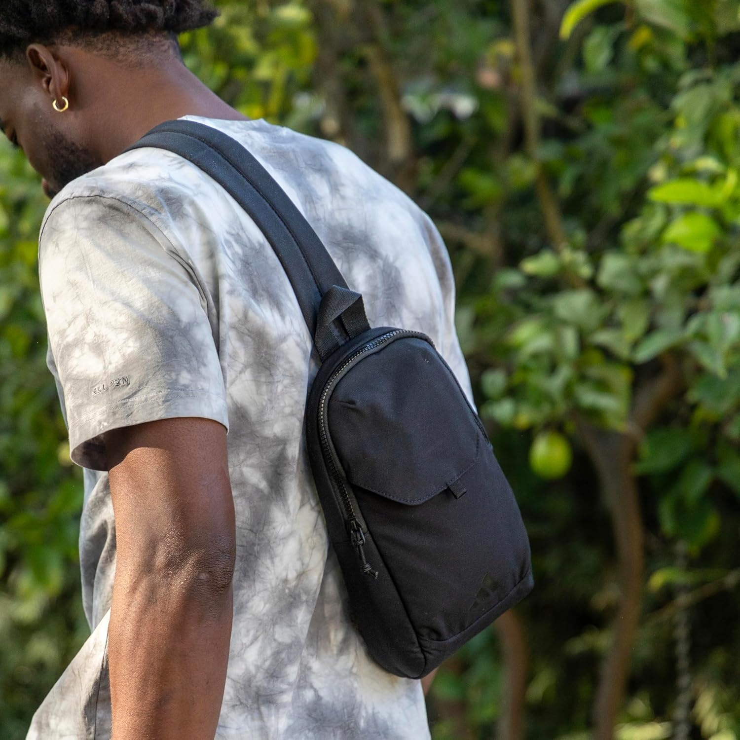 image:imageadidas Essentials 3 Sling Crossbody Bag 5L Wonder Alumina Grey One SizeLegend Ink BlueRose Gold20