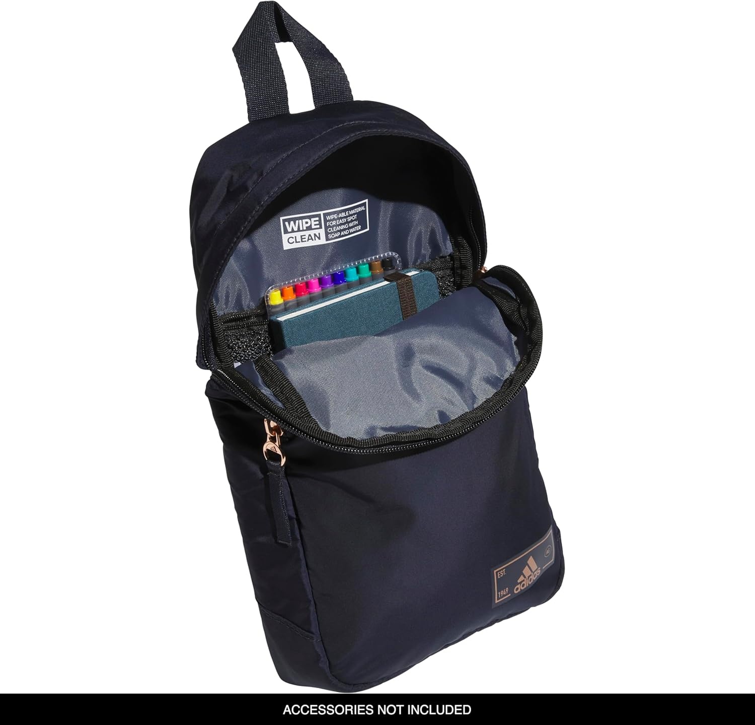 image:imageadidas Essentials 3 Sling Crossbody Bag 5L Wonder Alumina Grey One SizeLegend Ink BlueRose Gold20
