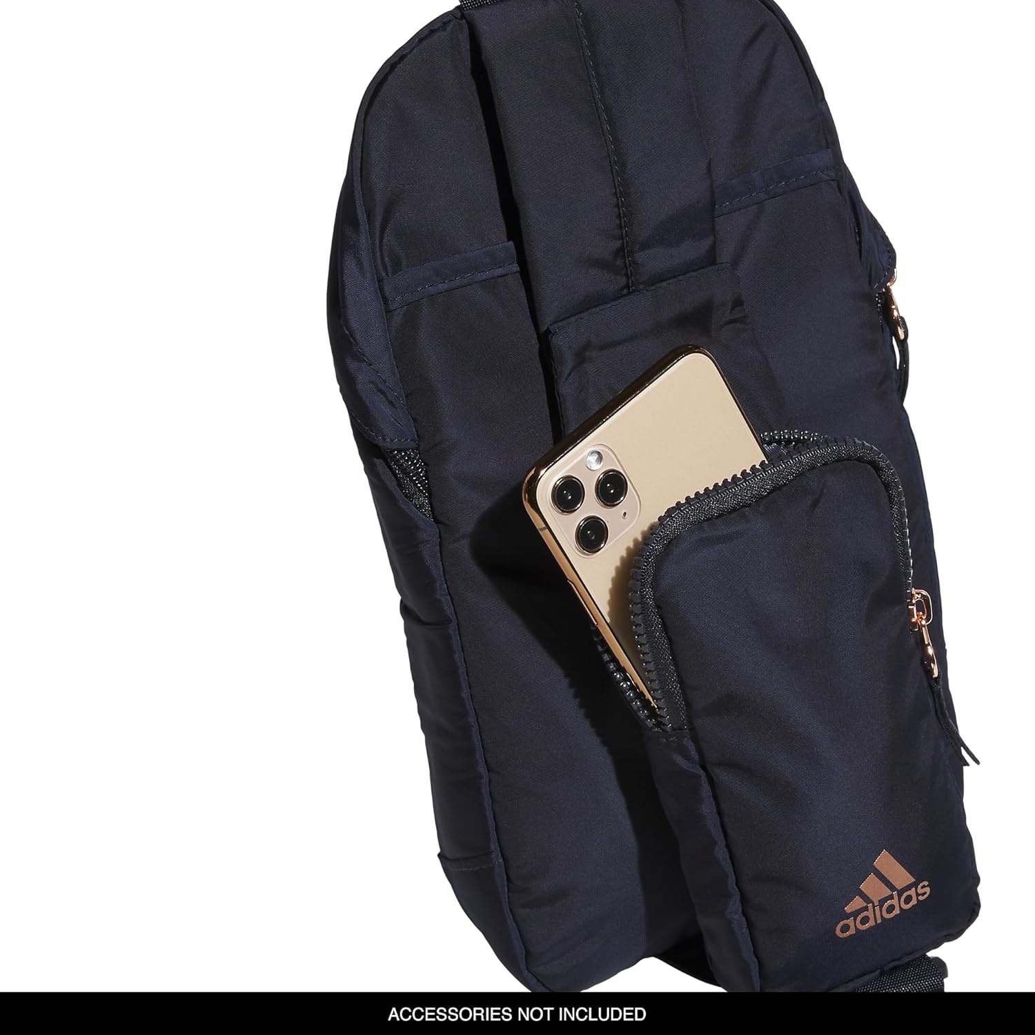 image:imageadidas Essentials 3 Sling Crossbody Bag 5L Wonder Alumina Grey One SizeLegend Ink BlueRose Gold20
