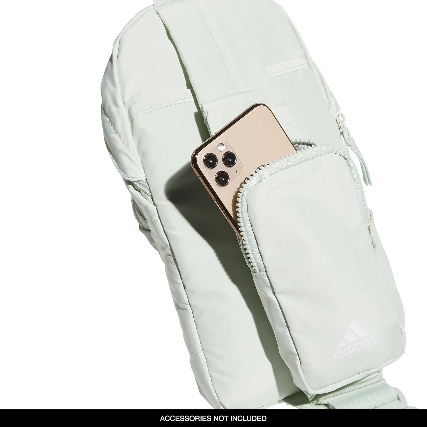 image:imageadidas Essentials 3 Sling Crossbody Bag 5L Wonder Alumina Grey One SizeLinen Green20
