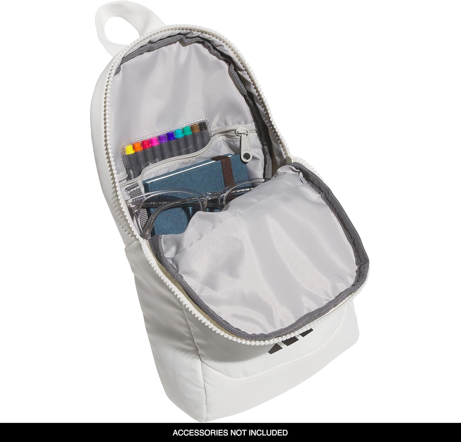 image:imageadidas Essentials 3 Sling Crossbody Bag 5L Wonder Alumina Grey One SizeOff WhiteBlack