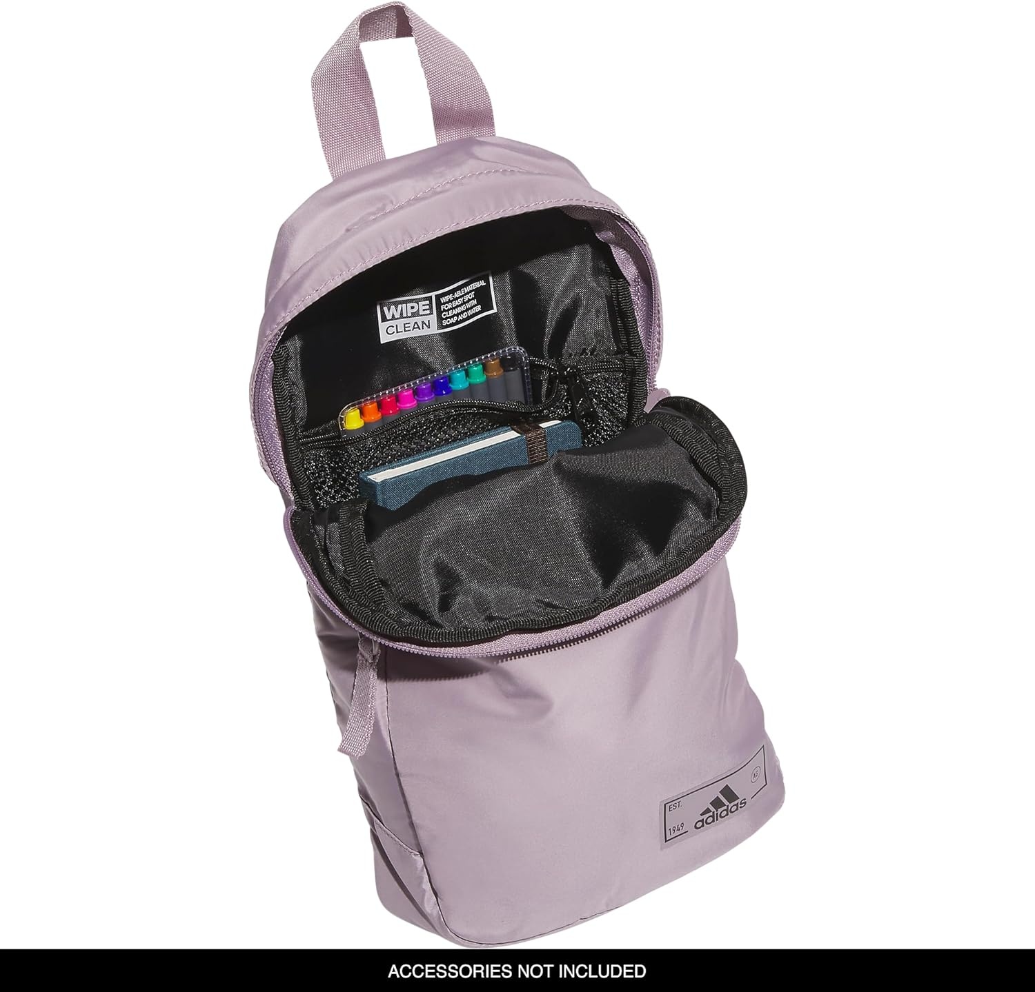 image:imageadidas Essentials 3 Sling Crossbody Bag 5L Wonder Alumina Grey One SizePreloved Fig PurpleBlack20
