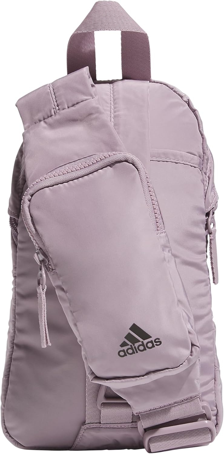 image:imageadidas Essentials 3 Sling Crossbody Bag 5L Wonder Alumina Grey One SizePreloved Fig PurpleBlack20