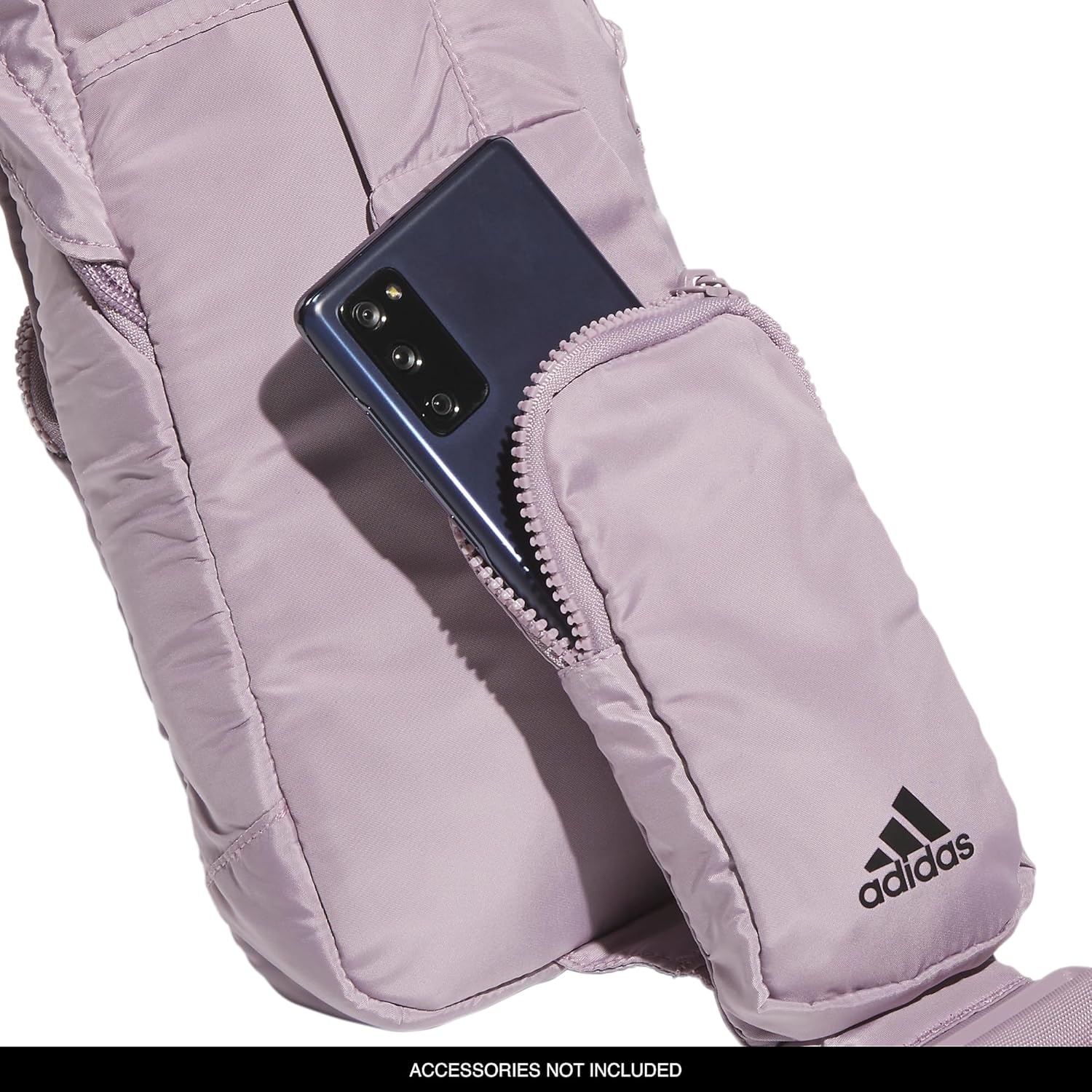 image:imageadidas Essentials 3 Sling Crossbody Bag 5L Wonder Alumina Grey One SizePreloved Fig PurpleBlack20