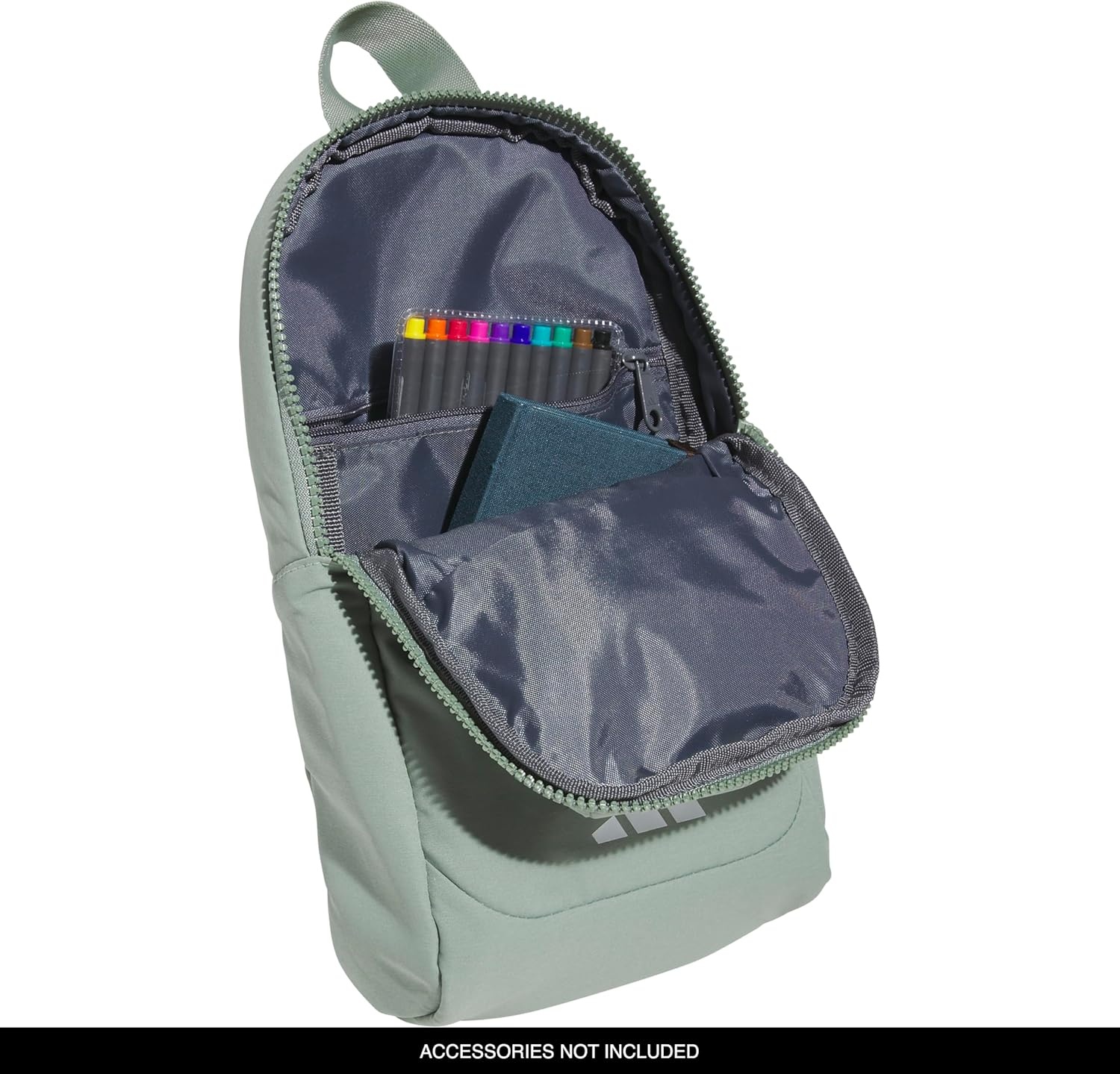 image:imageadidas Essentials 3 Sling Crossbody Bag 5L Wonder Alumina Grey One SizeSilver Green