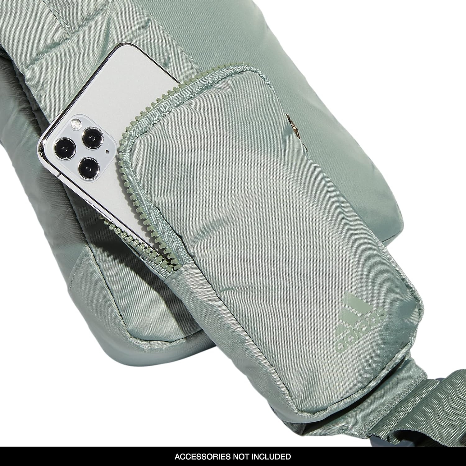 image:imageadidas Essentials 3 Sling Crossbody Bag 5L Wonder Alumina Grey One SizeSilver GreenGilver20