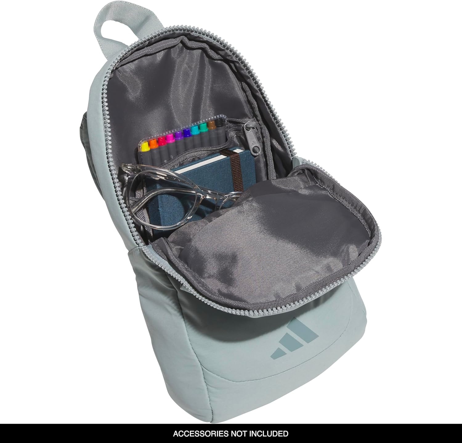 image:imageadidas Essentials 3 Sling Crossbody Bag 5L Wonder Alumina Grey One SizeWonder Sage Green