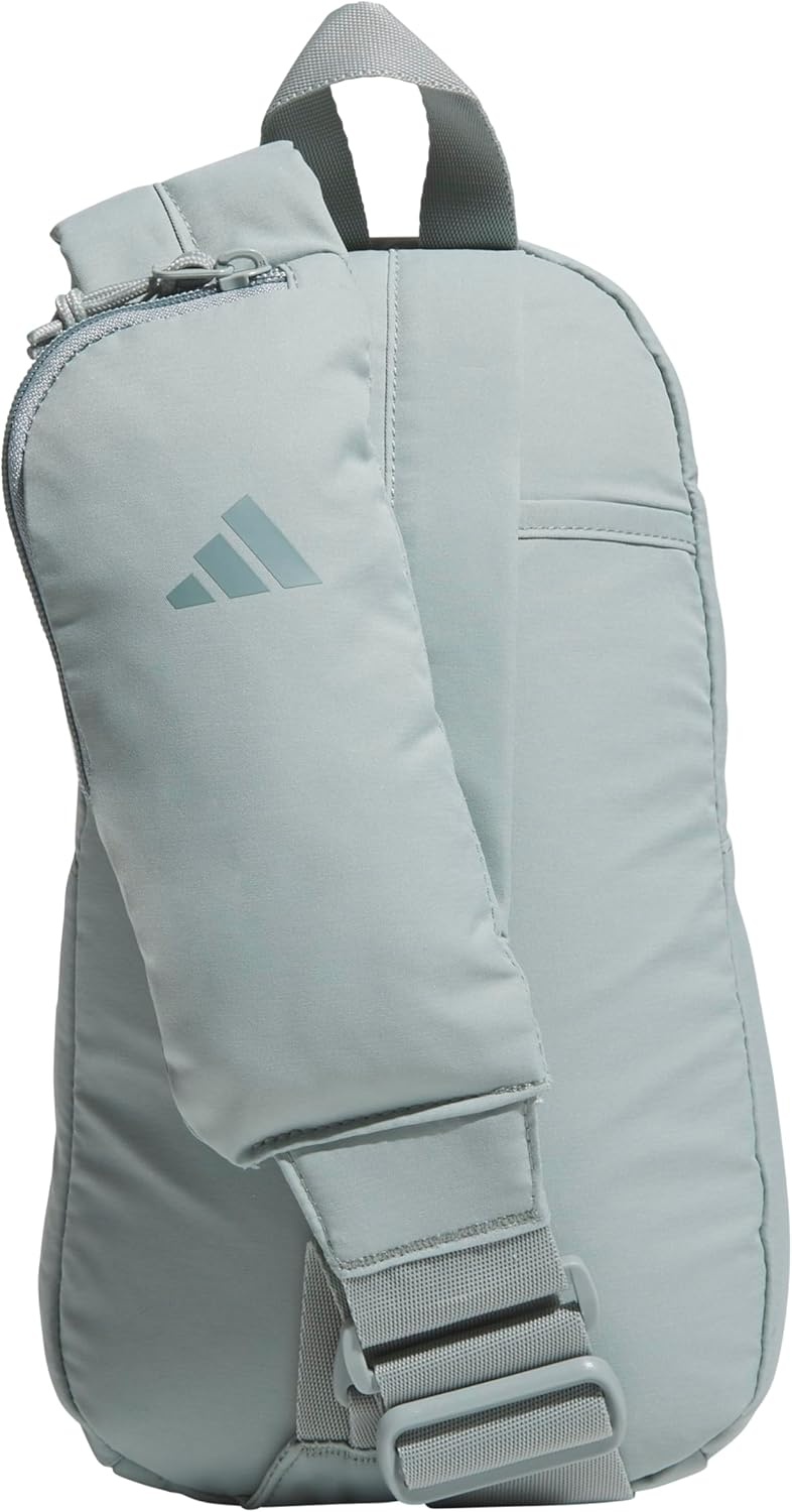 image:imageadidas Essentials 3 Sling Crossbody Bag 5L Wonder Alumina Grey One SizeWonder Sage Green