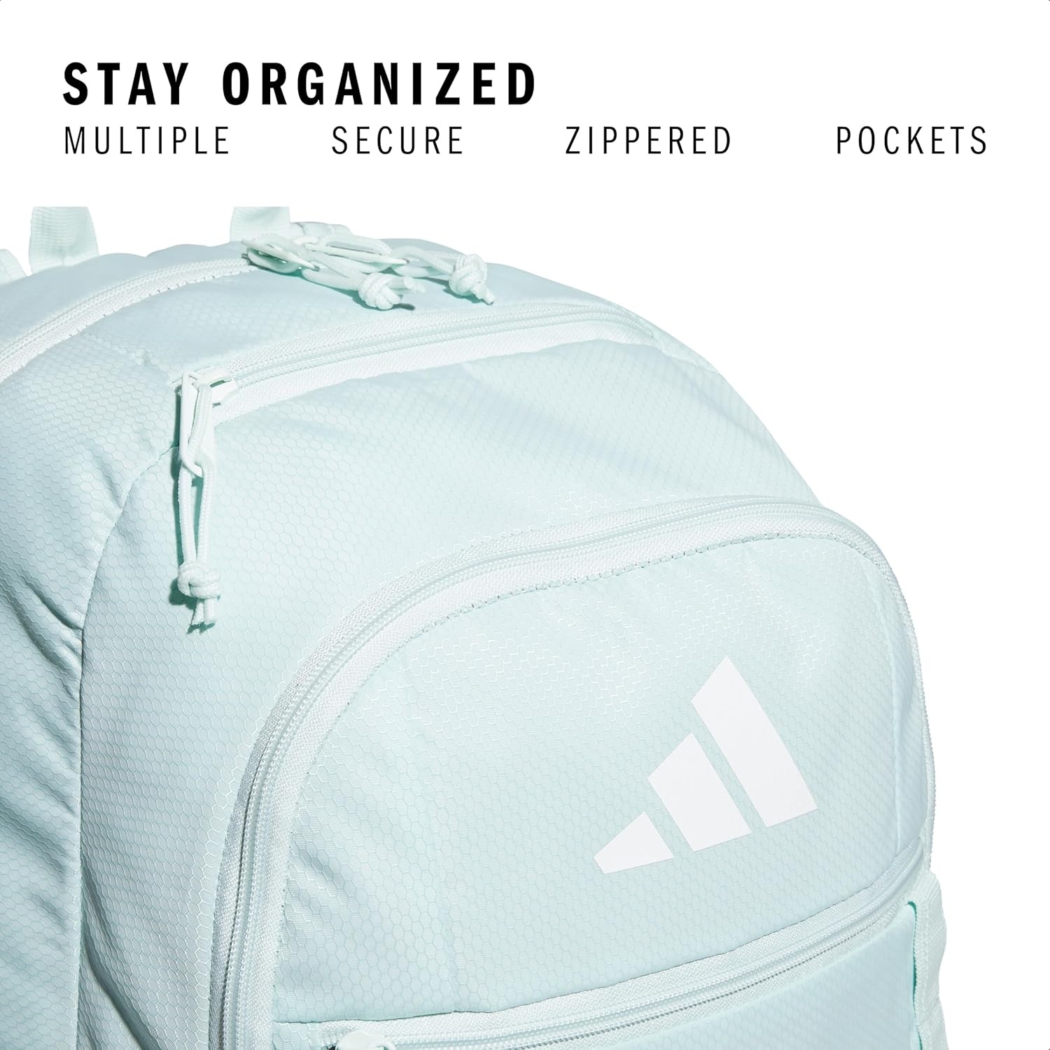 image:imageadidas Excel 7 School Backpack for Laptop Gym and Travel 34LHalo Mint GreenWhite75