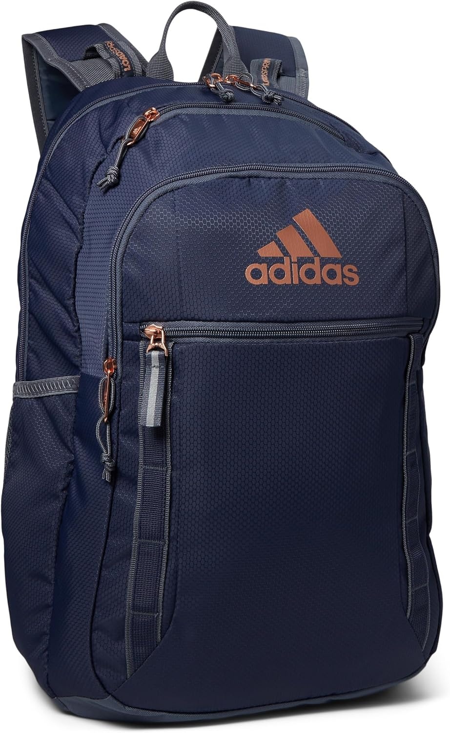 image:imageadidas Excel 7 School Backpack for Laptop Gym and Travel 34LShadow NavyOnix GreyRose Gold7