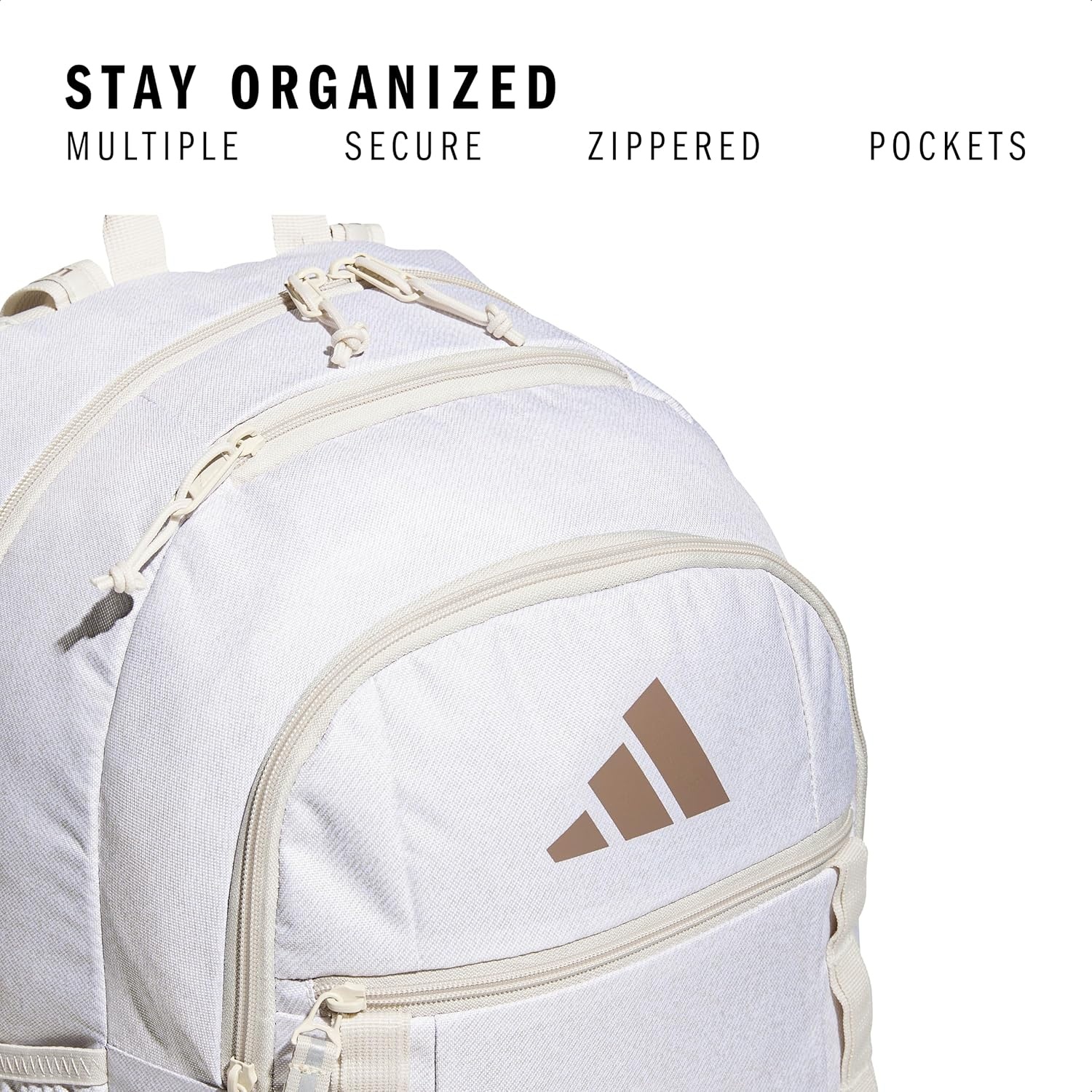 image:imageadidas Excel 7 School Backpack for Laptop Gym and Travel 34LTwill AluminaTrace Brown75
