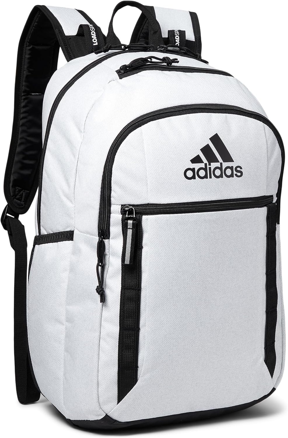 image:imageadidas Excel 7 School Backpack for Laptop Gym and Travel 34LTwill WhiteBlack7
