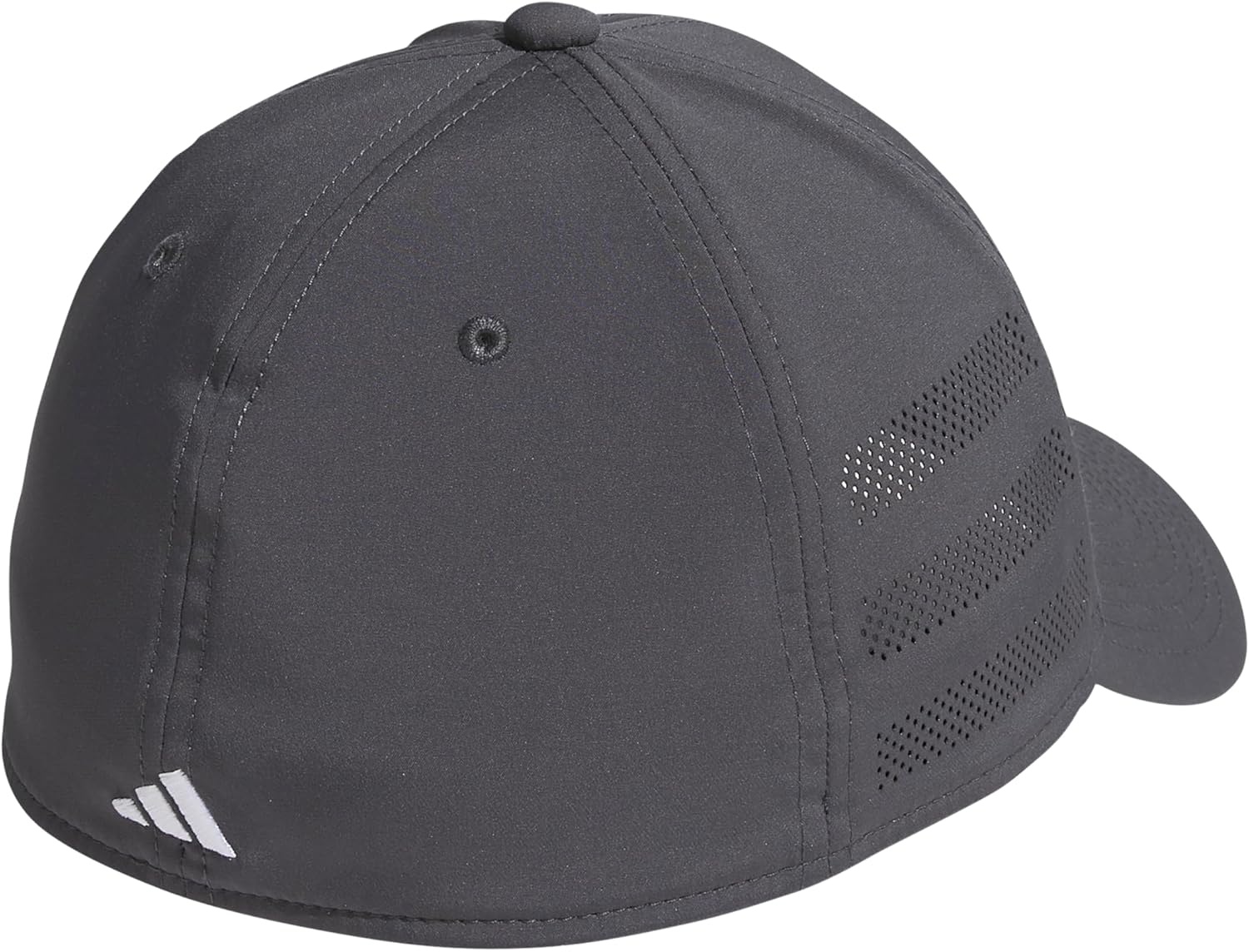 image:imageadidas Gameday Structured Stretch Fit Hat 40Grey SixWhite4