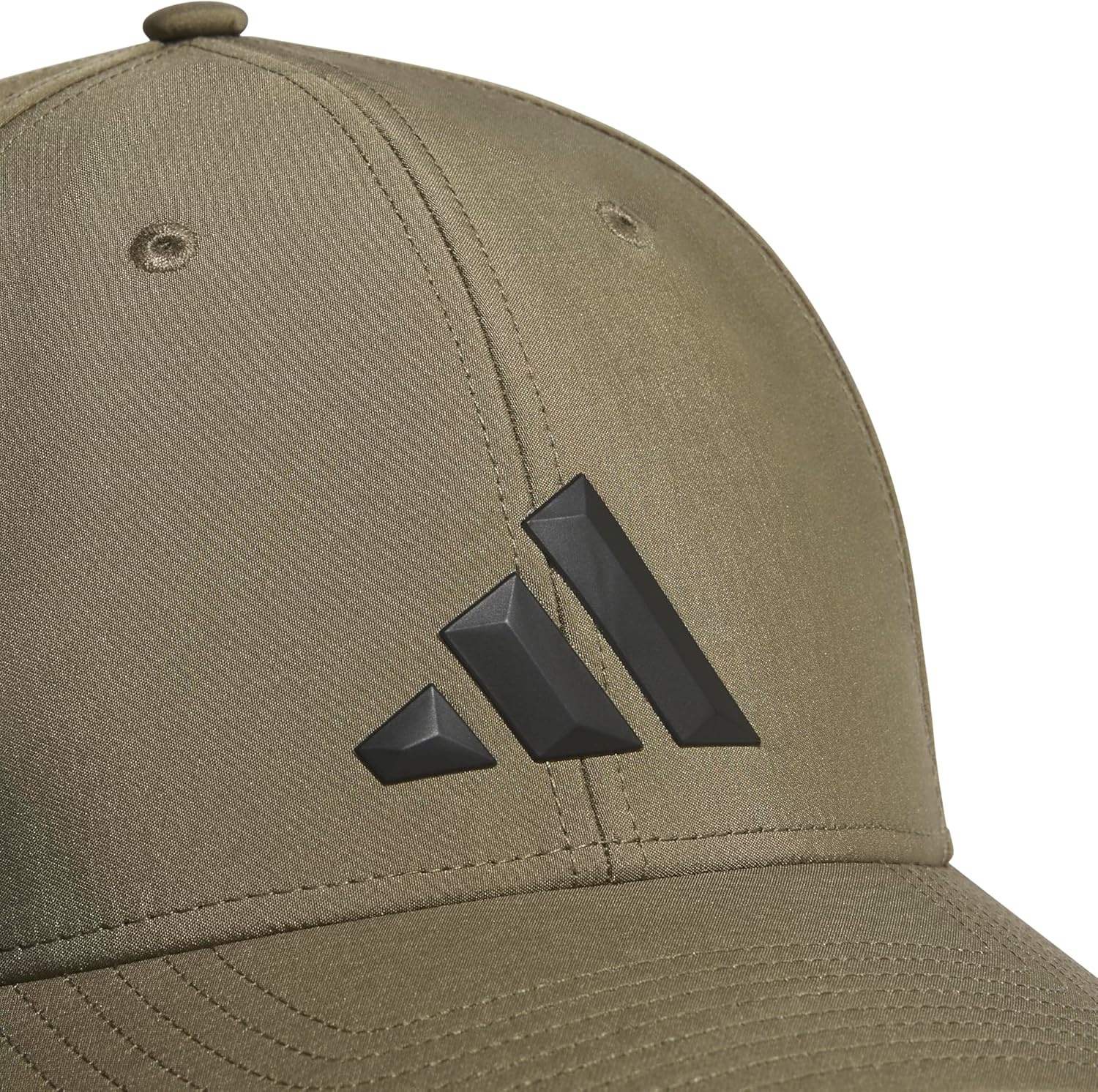 image:imageadidas Gameday Structured Stretch Fit Hat 40Olive Strata GreenBlack5