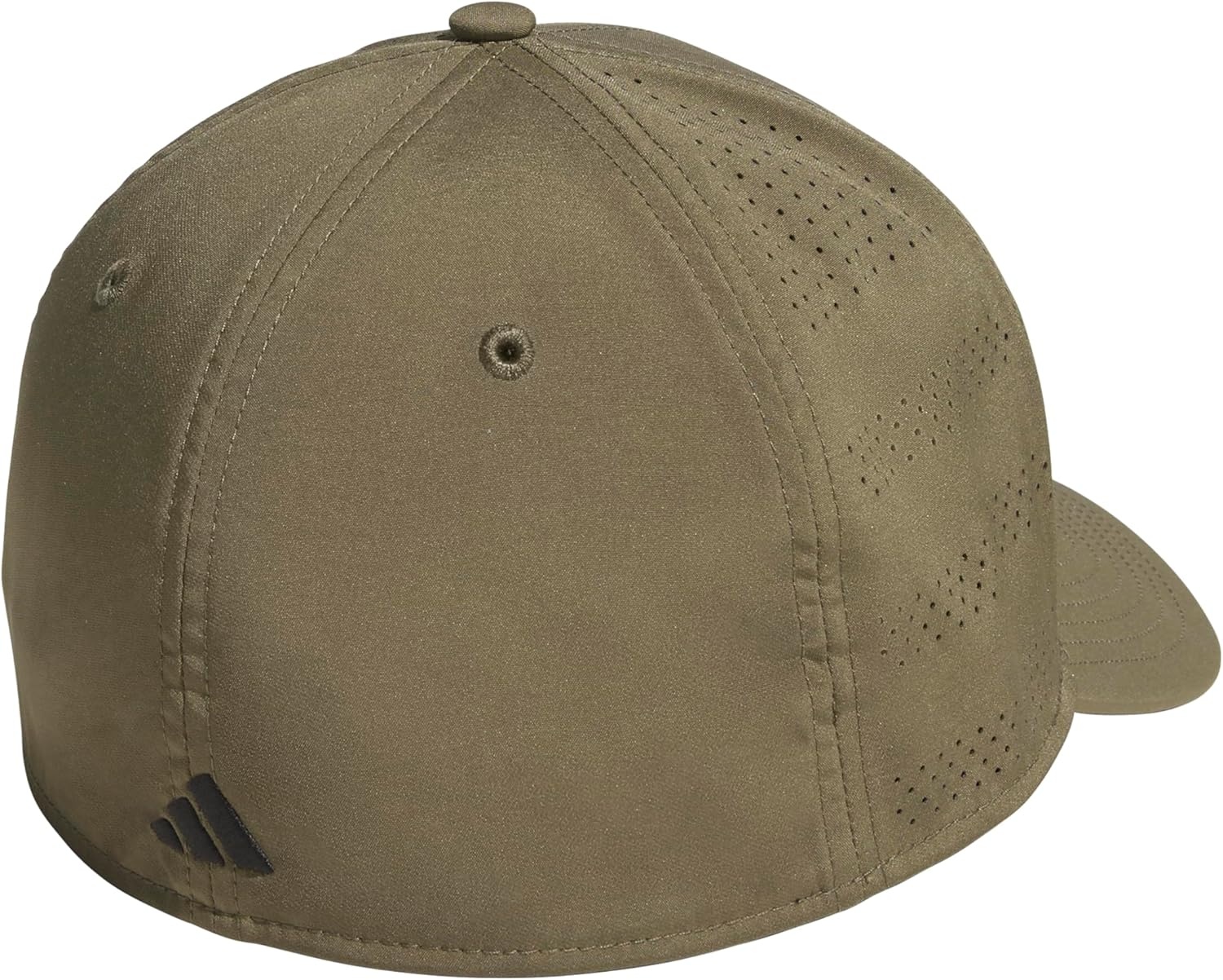 image:imageadidas Gameday Structured Stretch Fit Hat 40Olive Strata GreenBlack5