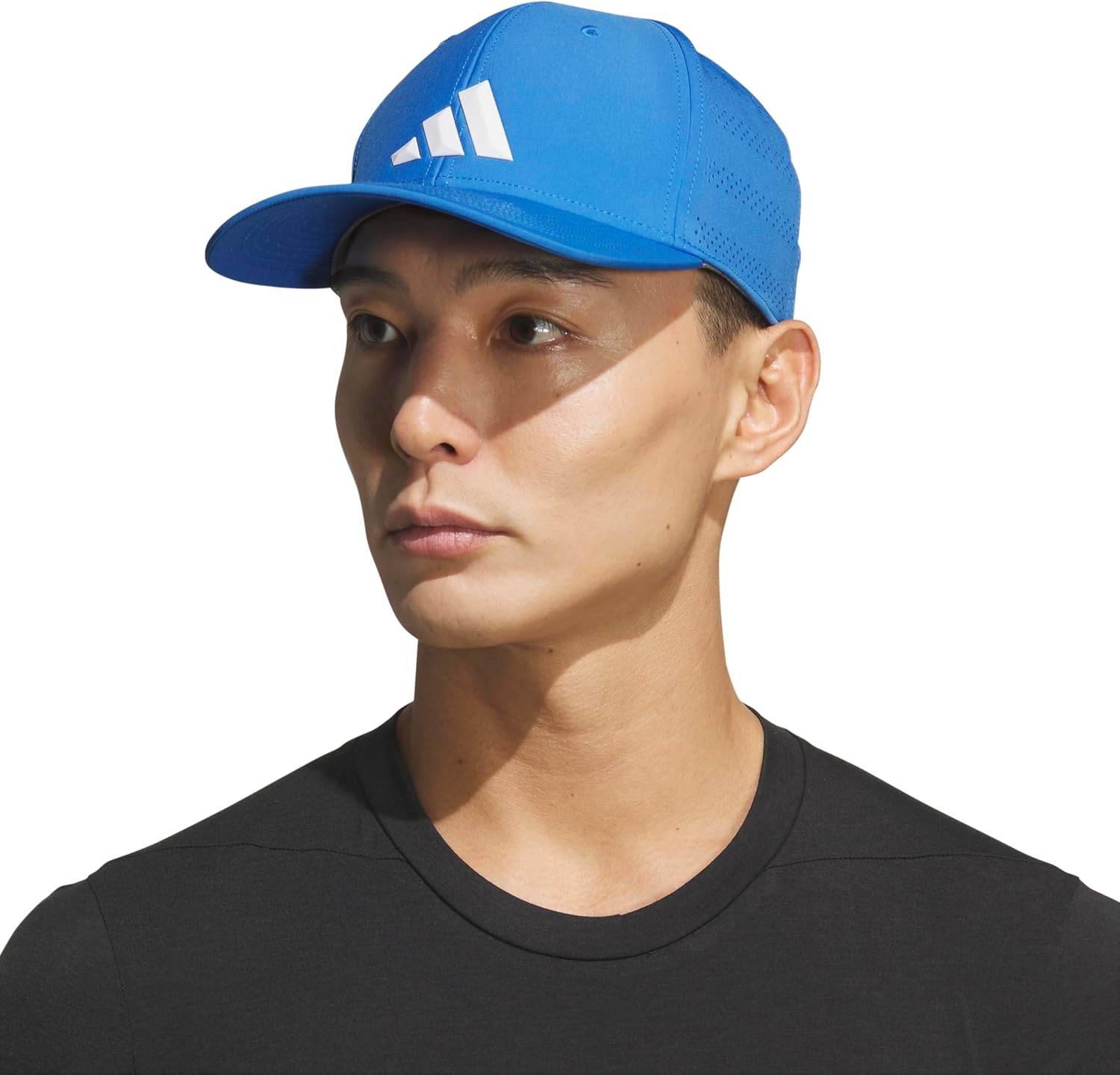 image:imageadidas Gameday Structured Stretch Fit Hat 40Ray BlueWhite5