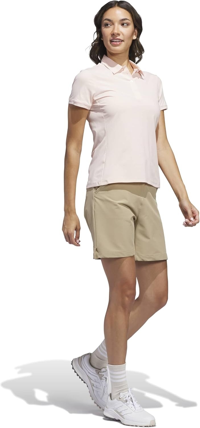 image:imageadidas Golf Ultimate365 Tour TWISTKNIT Polo ShirtBlush Pink