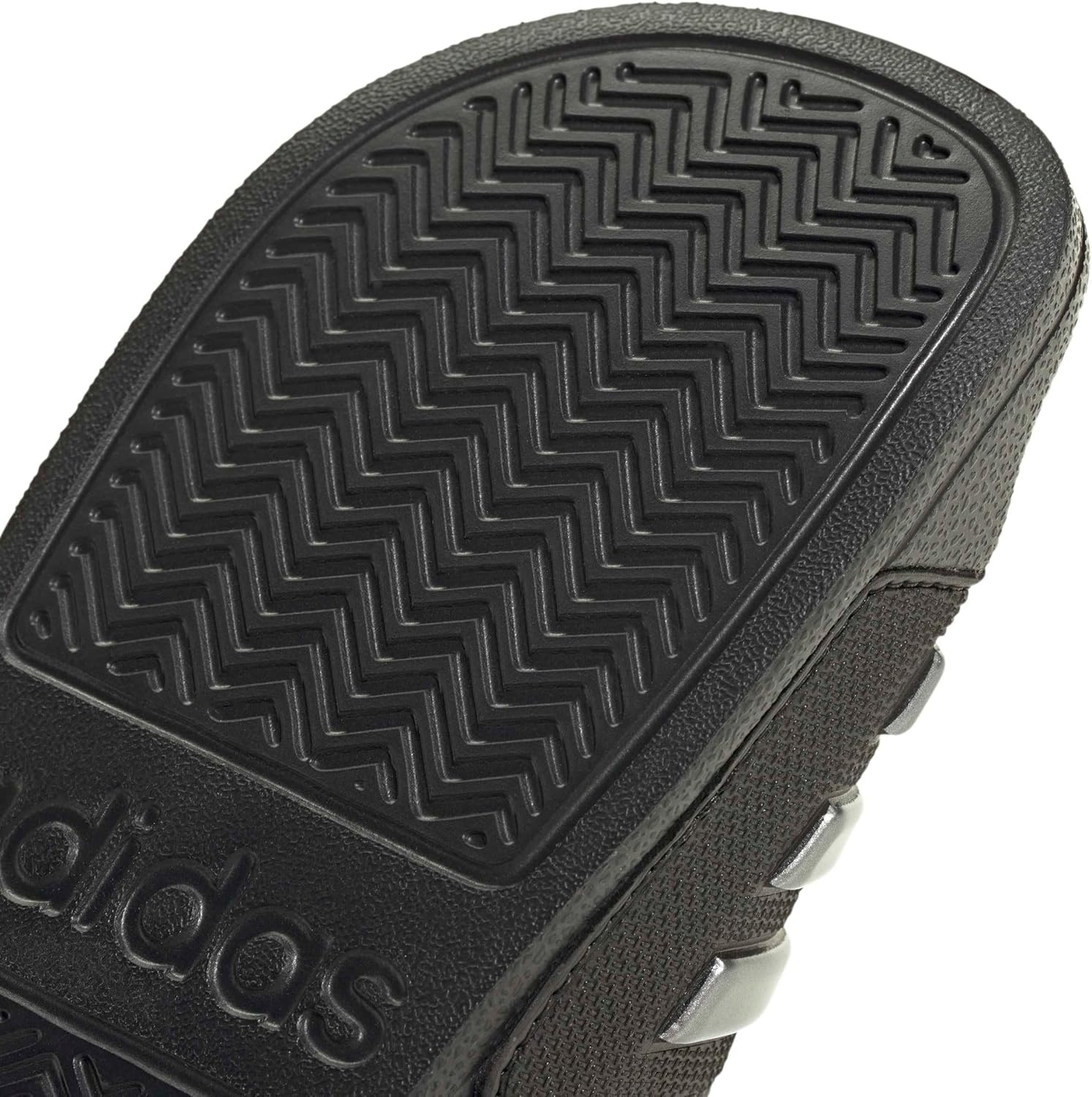 image:imageadidas Kids Adilette Shower SlideBlackIron MetallicBlack