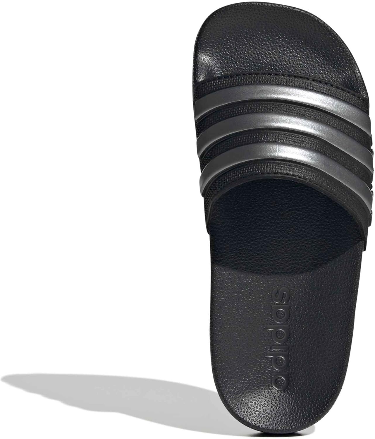image:imageadidas Kids Adilette Shower SlideBlackIron MetallicBlack