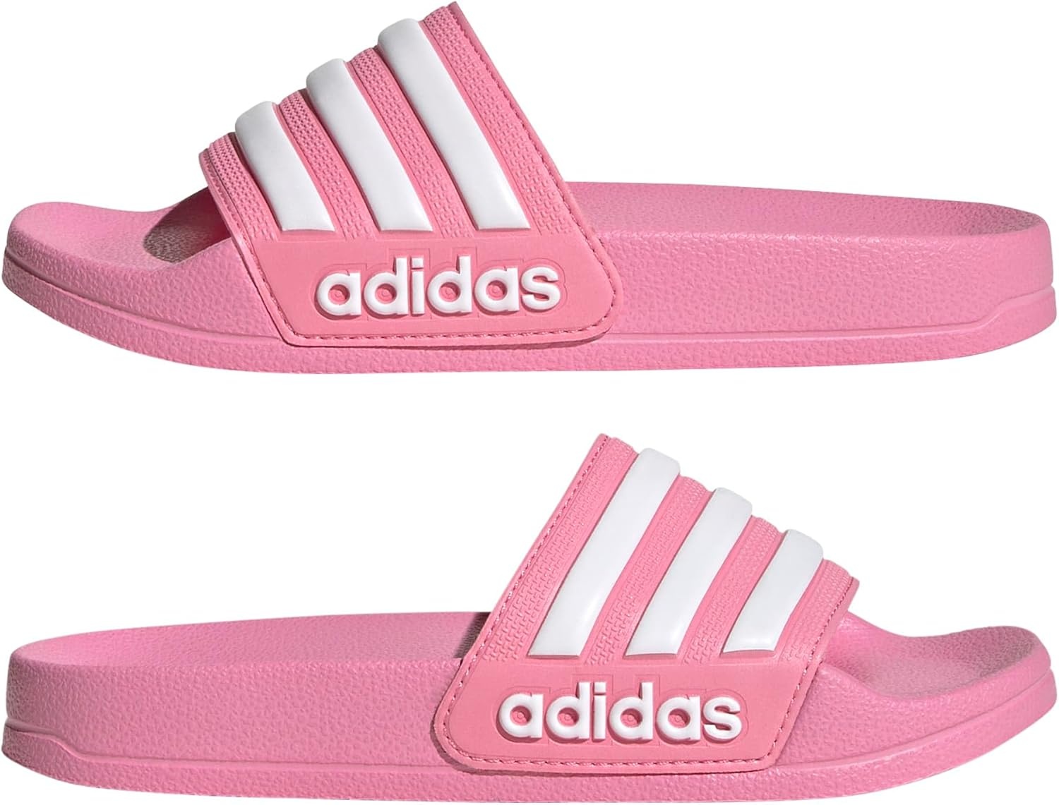 image:imageadidas Kids Adilette Shower SlideBliss PinkWhiteBliss Pink