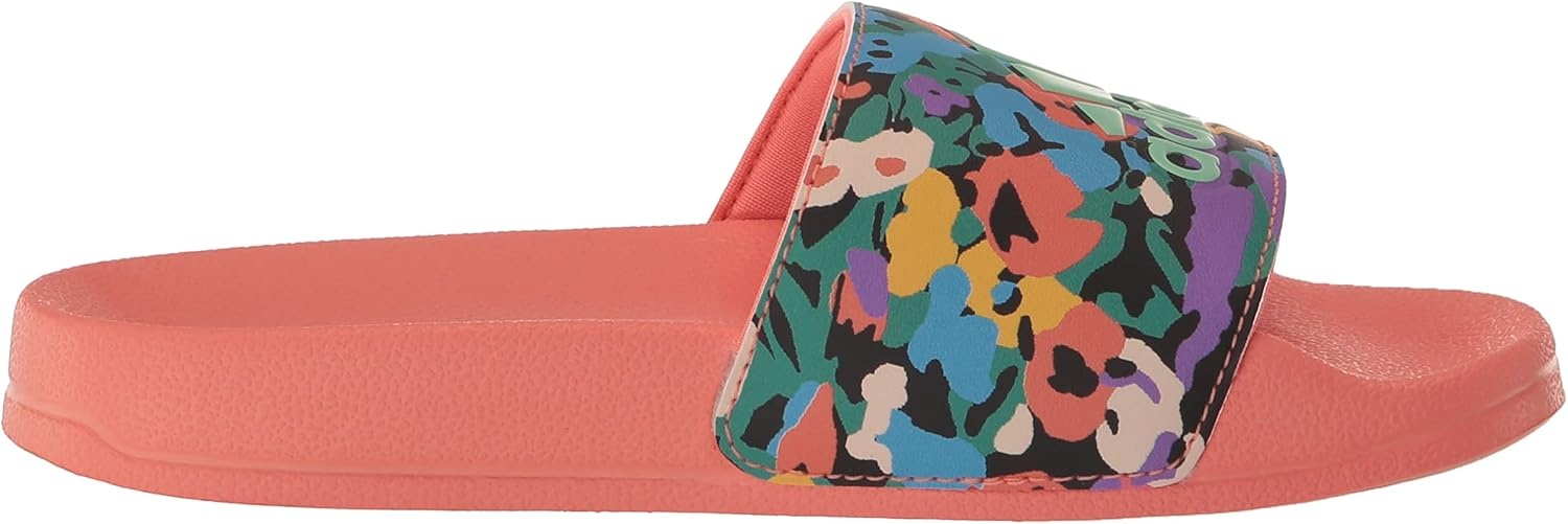 image:imageadidas Kids Adilette Shower SlideCoral FusionPulse MintCoral Fusion
