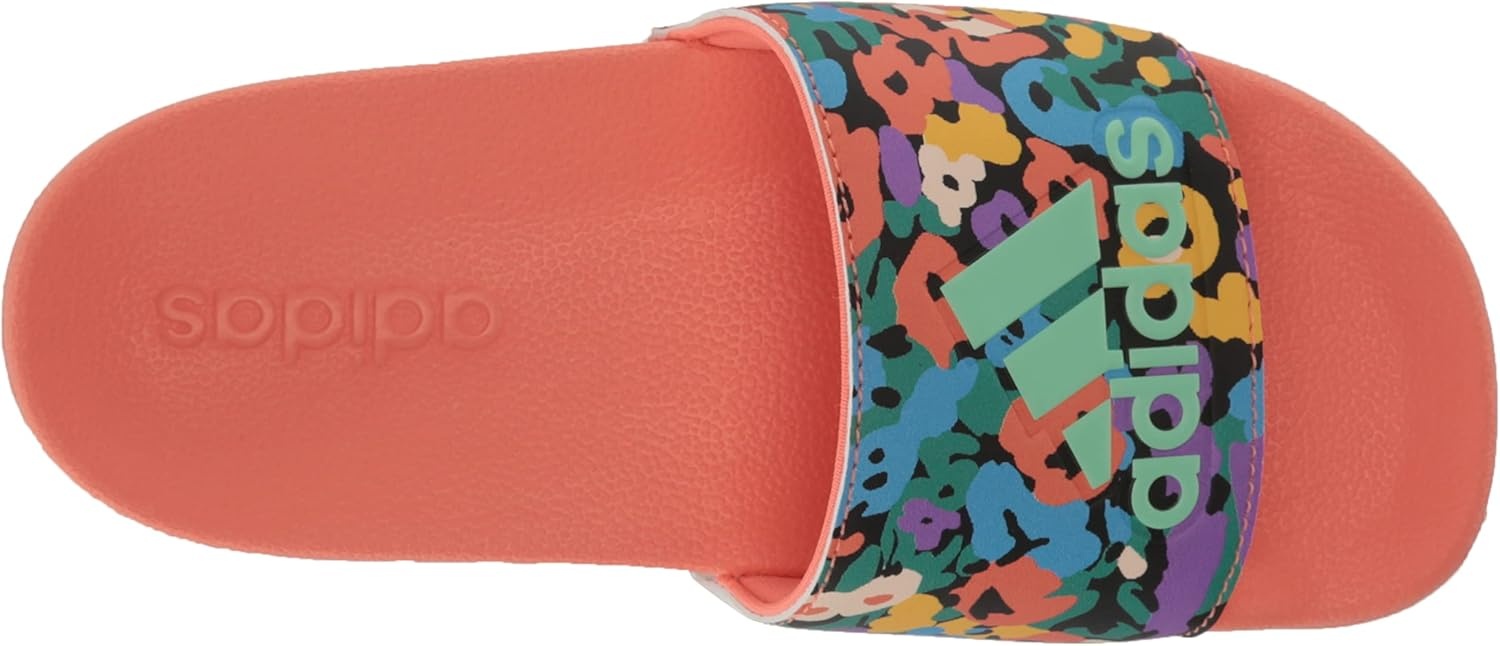 image:imageadidas Kids Adilette Shower SlideCoral FusionPulse MintCoral Fusion