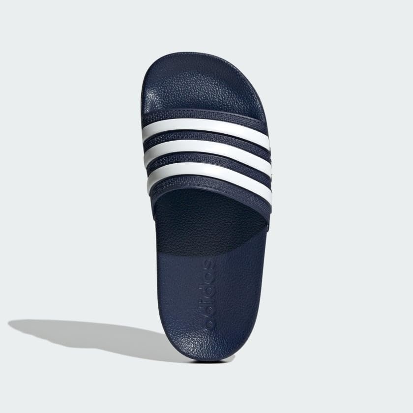 image:imageadidas Kids Adilette Shower SlideDark BlueWhiteDark Blue