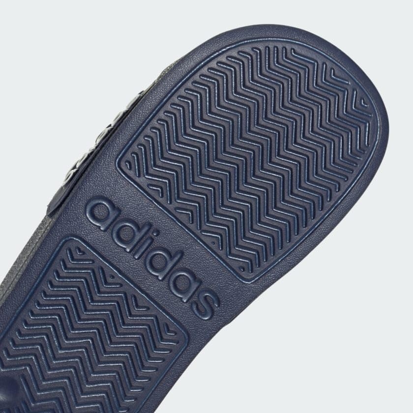 image:imageadidas Kids Adilette Shower SlideDark BlueWhiteDark Blue