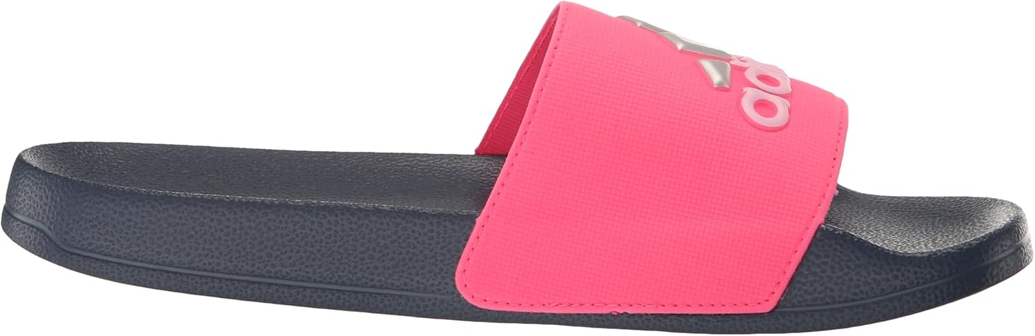 image:imageadidas Kids Adilette Shower SlideLucid PinkSilver MetallicPreloved Ink