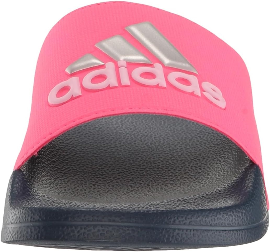 image:imageadidas Kids Adilette Shower SlideLucid PinkSilver MetallicPreloved Ink