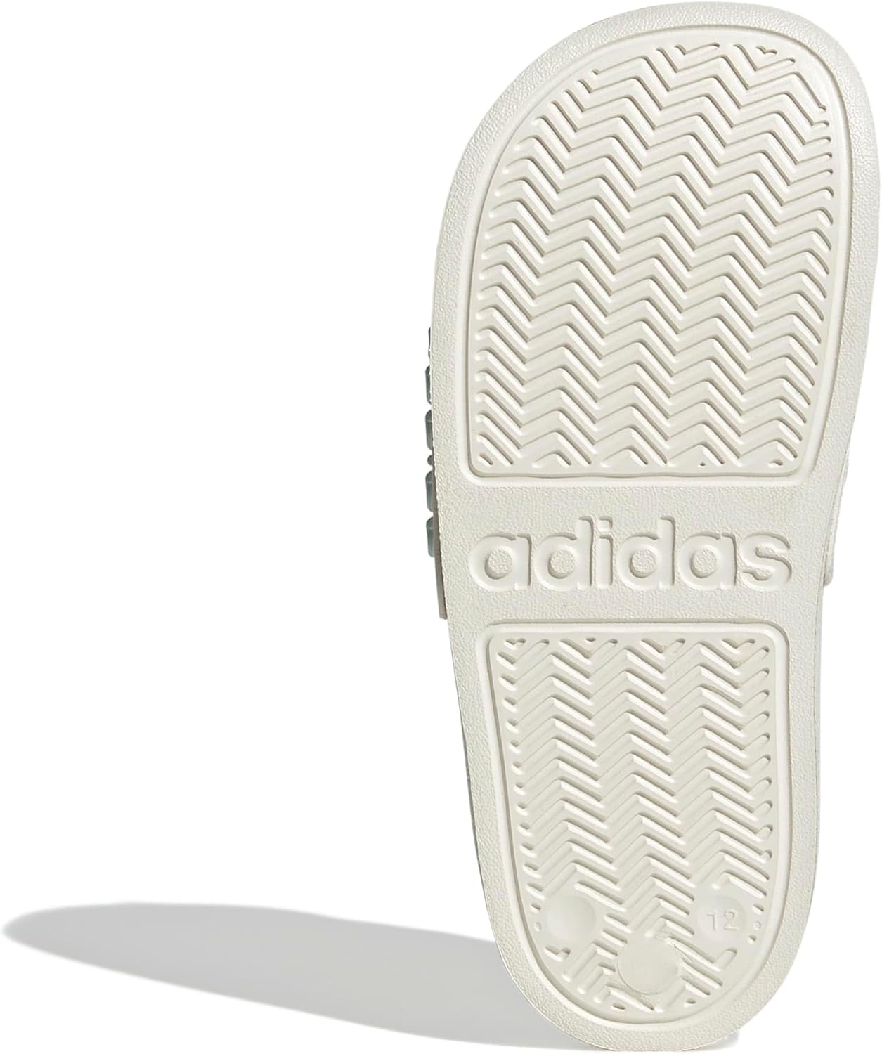 image:imageadidas Kids Adilette Shower SlideOff WhiteBliss LilacHalo Mint