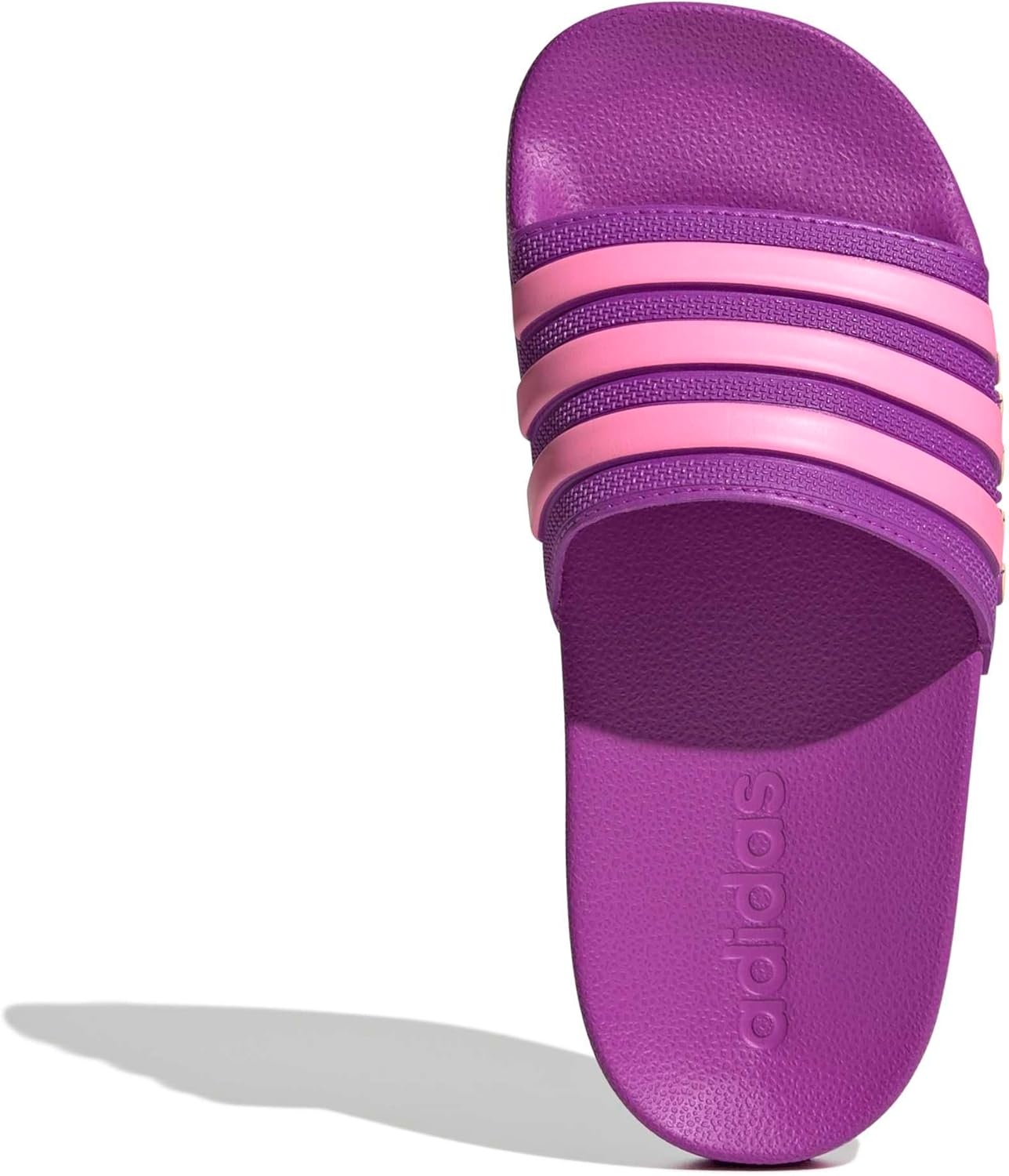 image:imageadidas Kids Adilette Shower SlidePurple BurstBliss PinkSemi Ice Tangerine