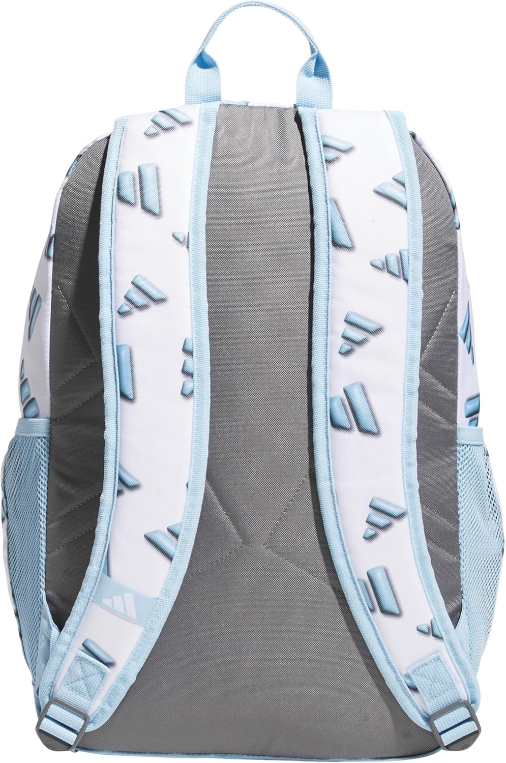 image:imageadidas Kids Affiliate Backpack School Bag for Girls and Boys 27L3d Aop WhiteClear Sky BlueClear Pink