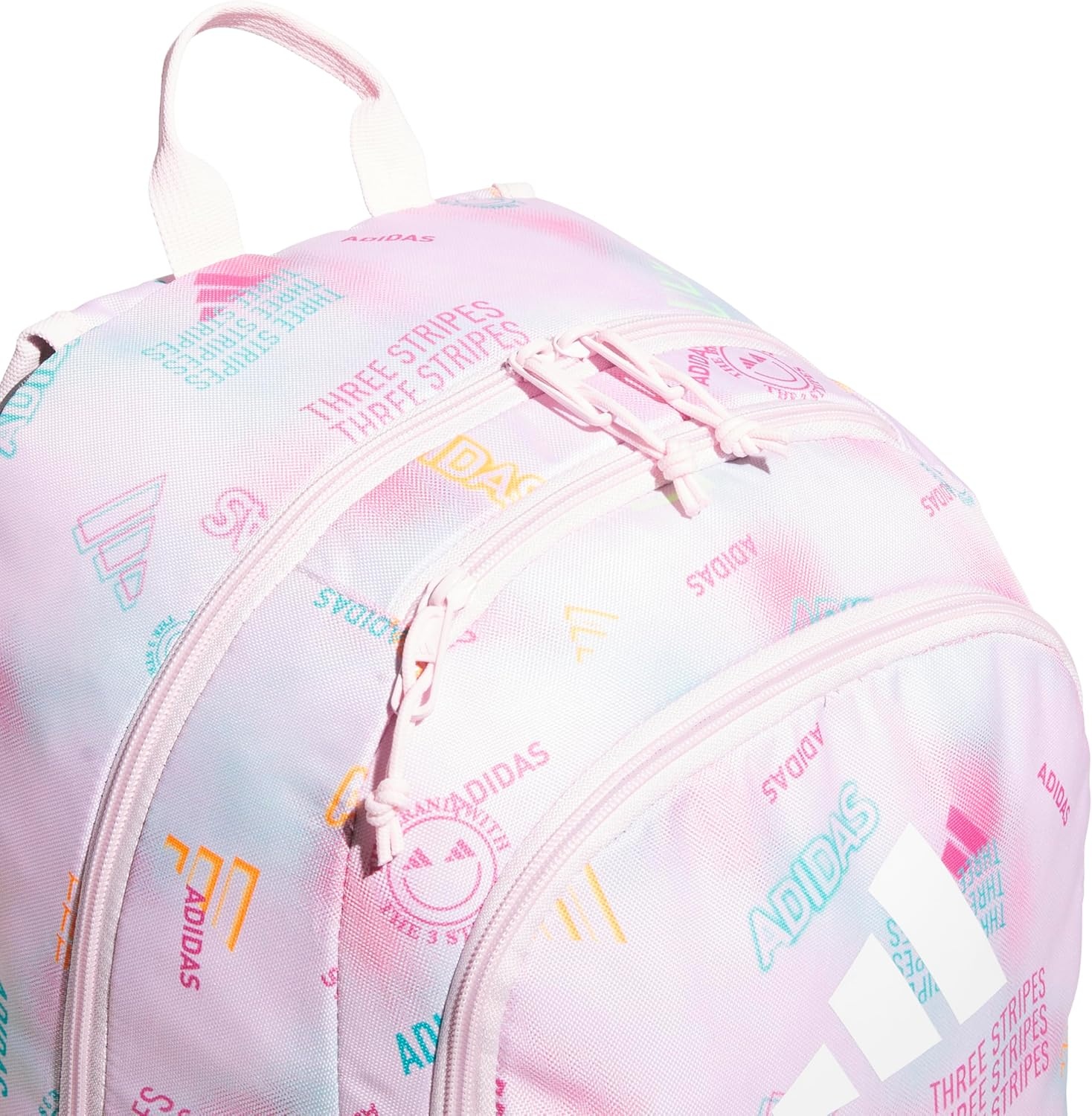 image:imageadidas Kids Affiliate Backpack School Bag for Girls and Boys 27LAdi Haze Clear PinkWhite