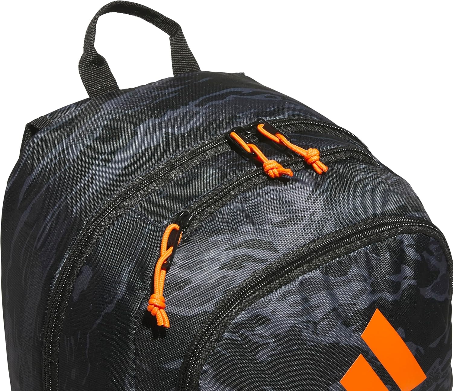 image:imageadidas Kids Affiliate Backpack School Bag for Girls and Boys 27LEssential Camo BlackOrange