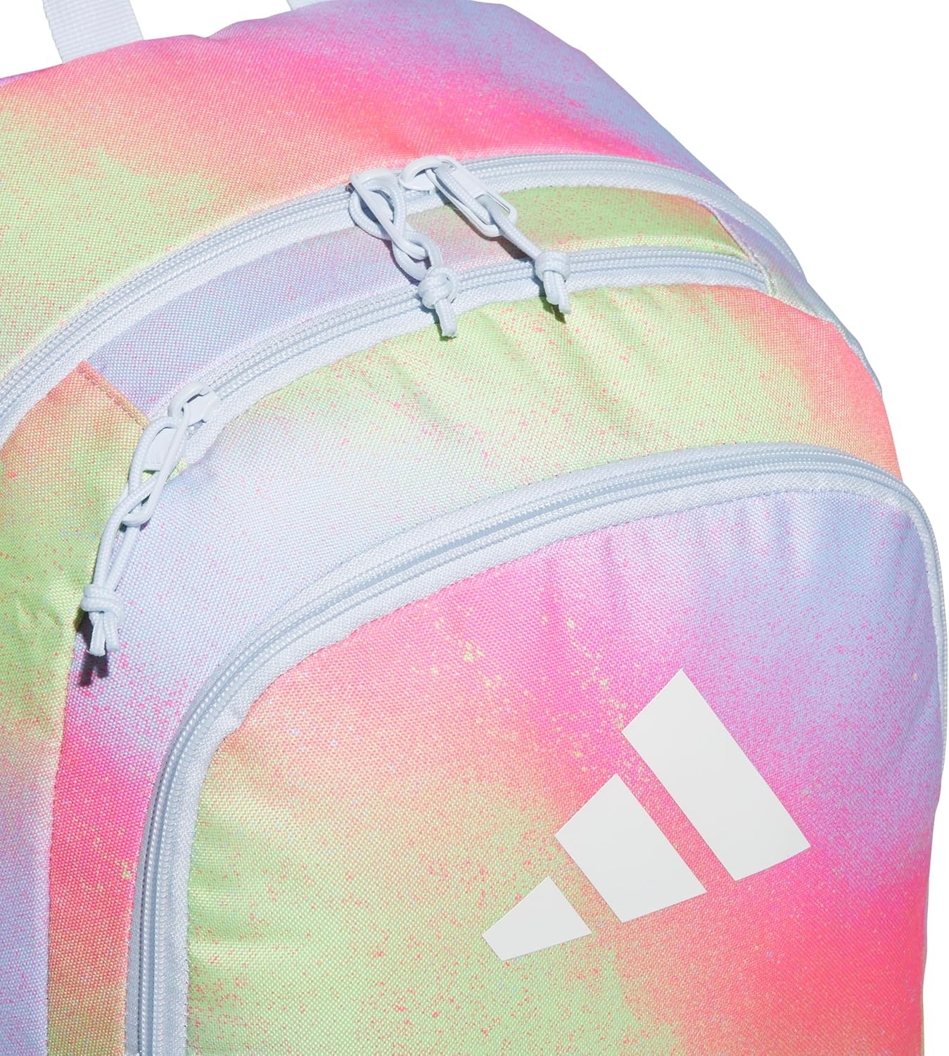 image:imageadidas Kids Affiliate Backpack School Bag for Girls and Boys 27LSpray Gradient Pulse LimeCrystal Sky Blue