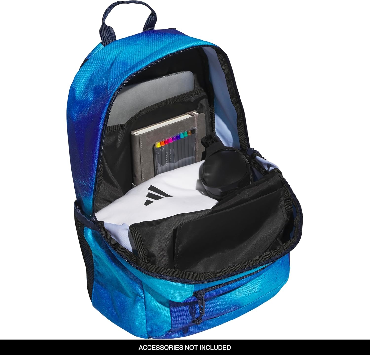 image:imageadidas Kids Affiliate Backpack School Bag for Girls and Boys 27LSpray Gradient Team Royal BlueFrozen Lemon Yellow