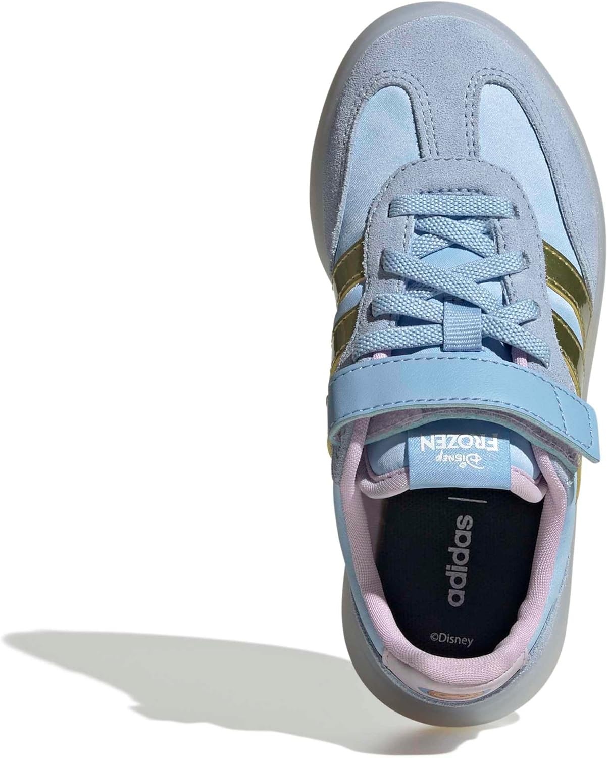 image:imageadidas Kids Barreda Decode Shoes Little KidGlow BlueGold MetallicIce LavenderFrozen