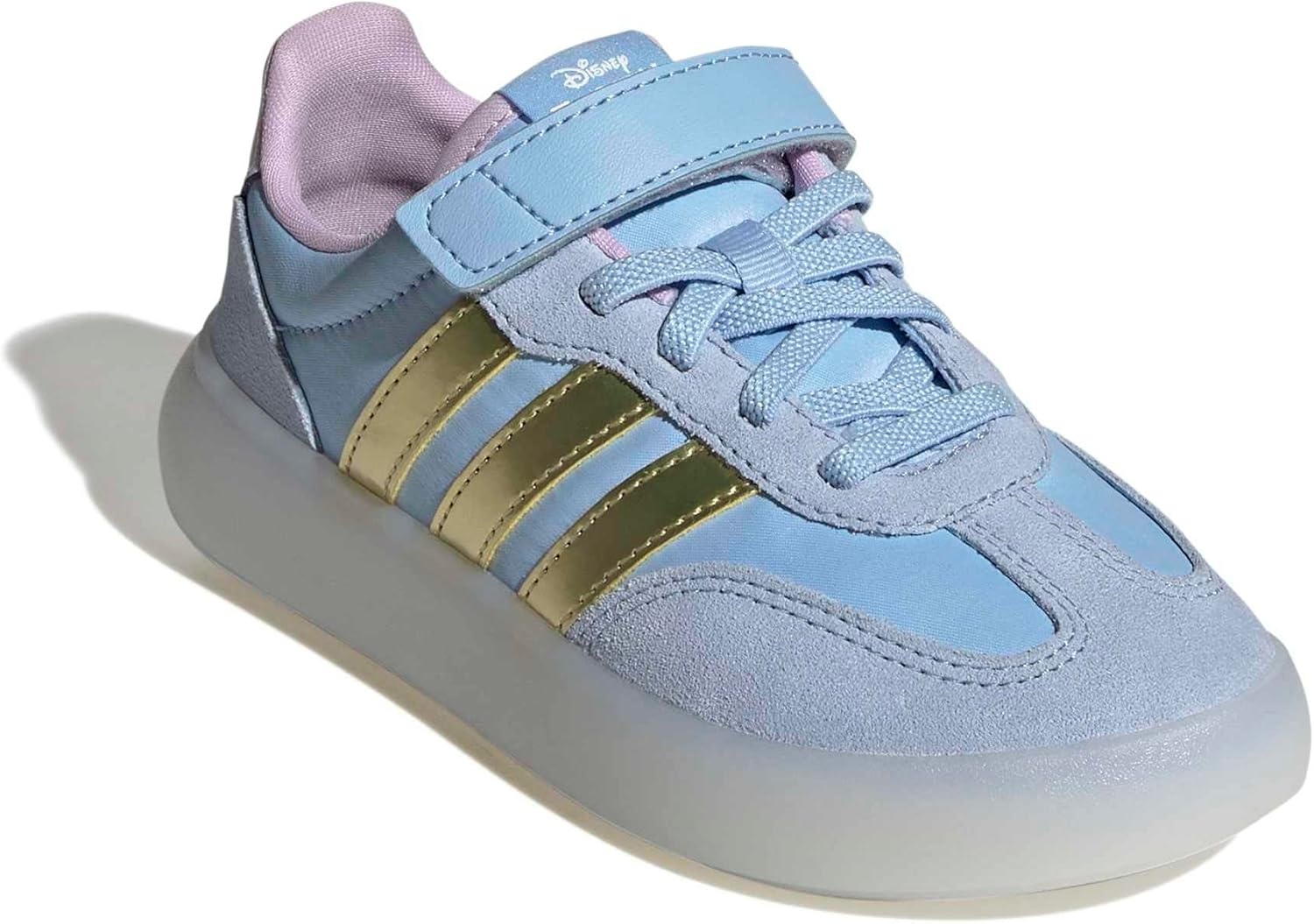 image:imageadidas Kids Barreda Decode Shoes Little KidGlow BlueGold MetallicIce LavenderFrozen