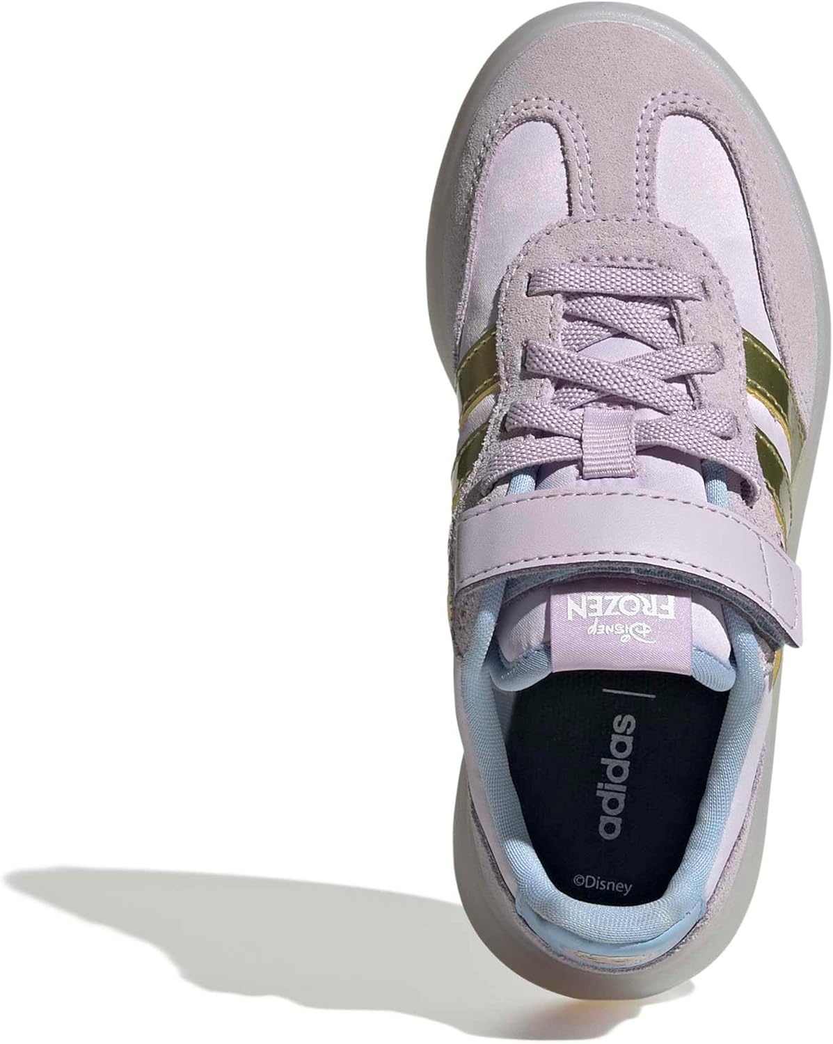 image:imageadidas Kids Barreda Decode Shoes Little KidIce LavenderGold MetallicGlow BlueFrozen