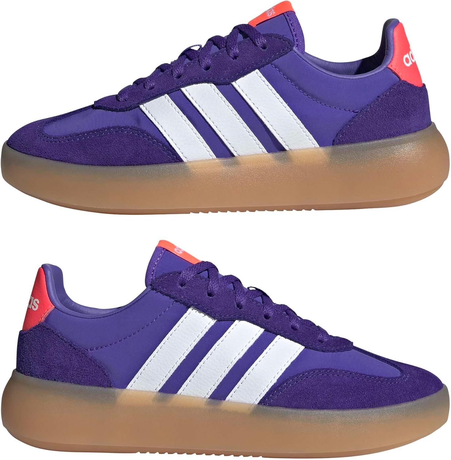image:imageadidas Kids Barreda Decode Shoes Little KidSolar PurpleWhiteSolar Turbo