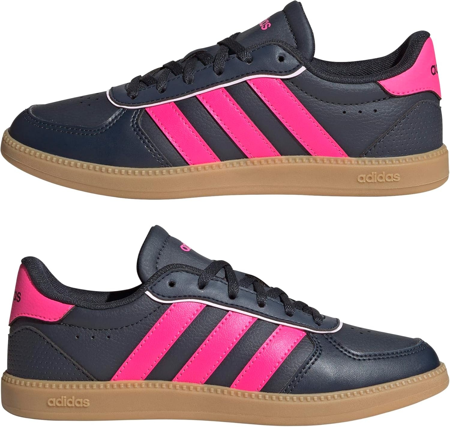 image:imageadidas Kids Breaknet Sleek ShoesAurora InkLucid PinkGum