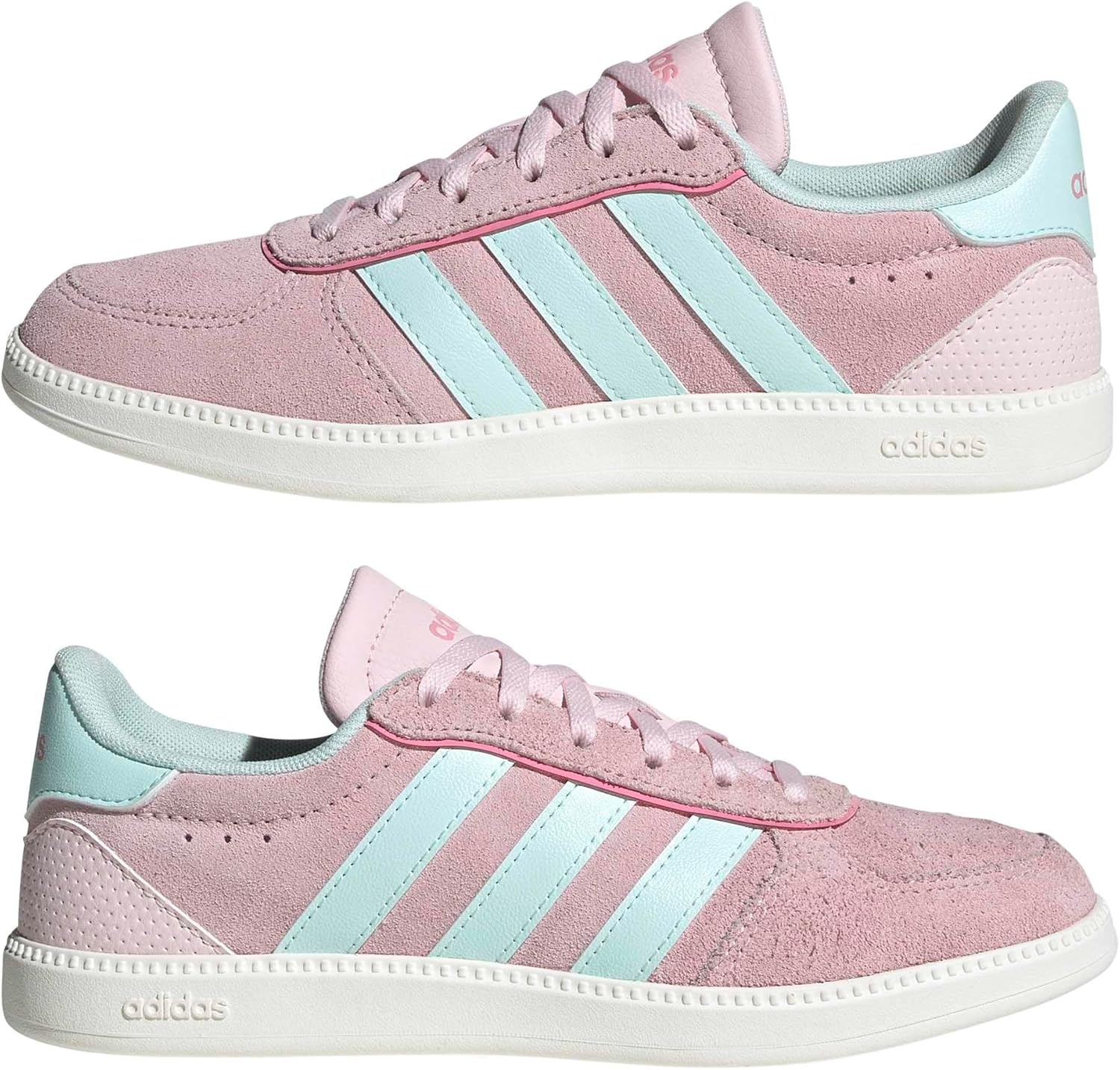 image:imageadidas Kids Breaknet Sleek ShoesClear PinkHalo MintBliss Pink