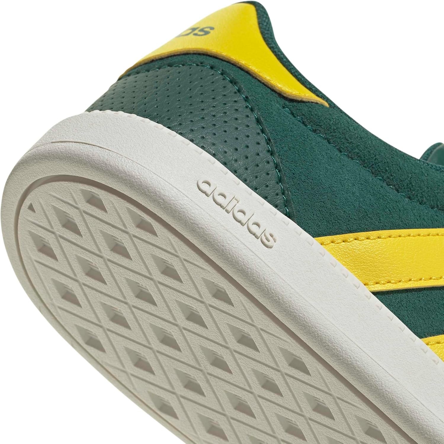 image:imageadidas Kids Breaknet Sleek ShoesCollegiate GreenYellowOff White