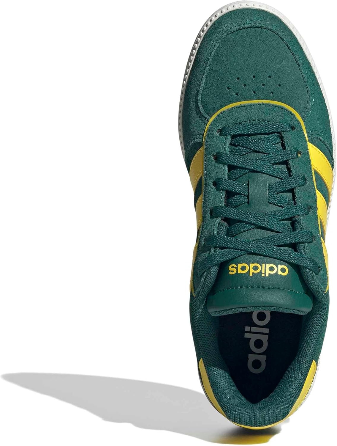 image:imageadidas Kids Breaknet Sleek ShoesCollegiate GreenYellowOff White