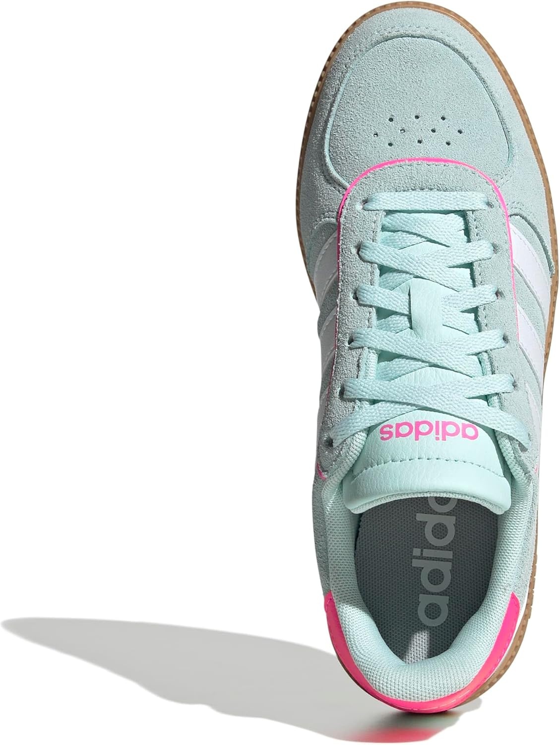 image:imageadidas Kids Breaknet Sleek ShoesHalo MintWhiteLucid Pink