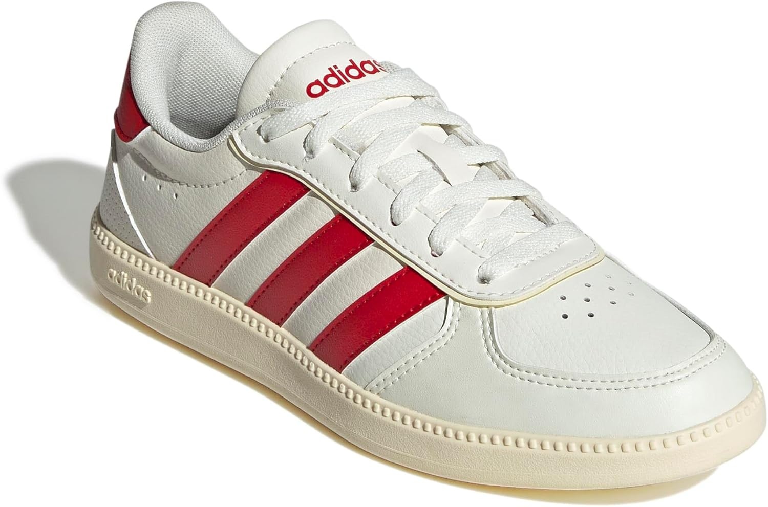 image:imageadidas Kids Breaknet Sleek ShoesOff WhiteBetter ScarletWarm Vanilla