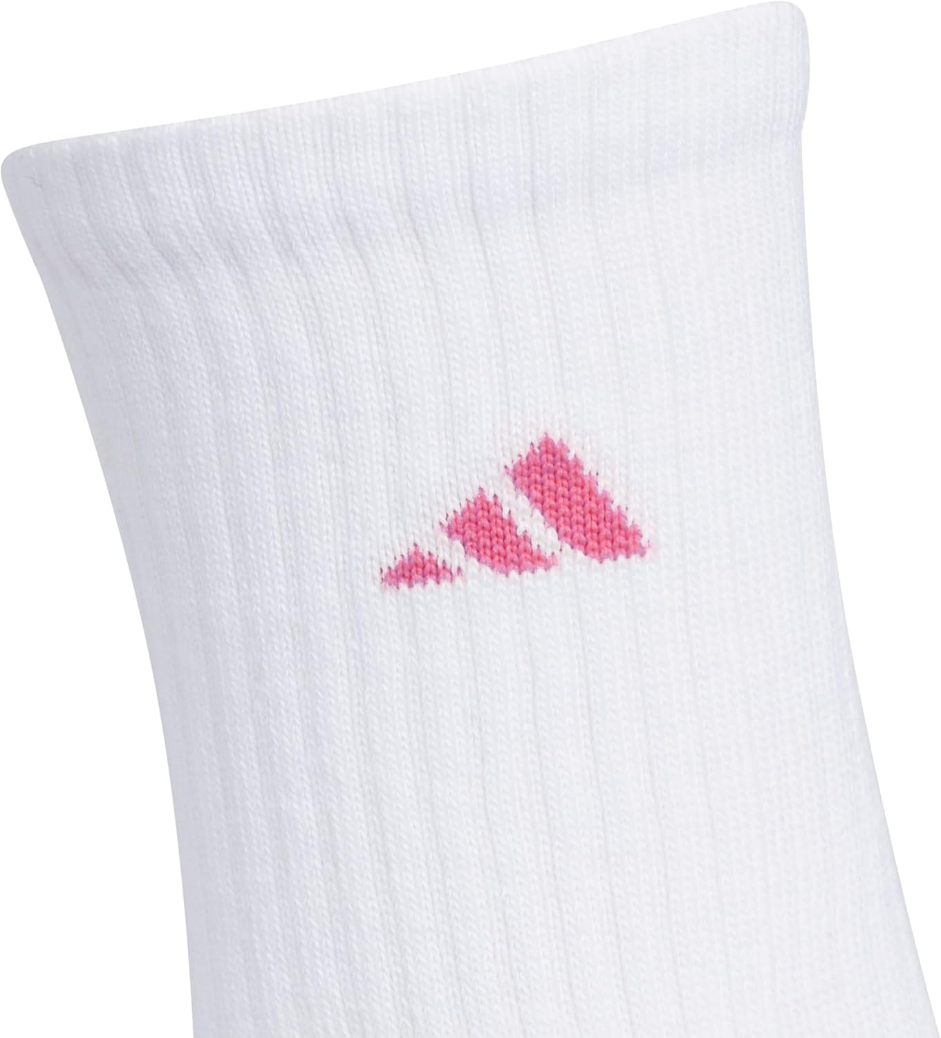 image:imageadidas Kids Cushioned Crew Socks for Boys amp Girls 6 Pairs Durable amp ComfortableGirlsWhiteWhiteclear Onix GreyPulse Magenta Pink