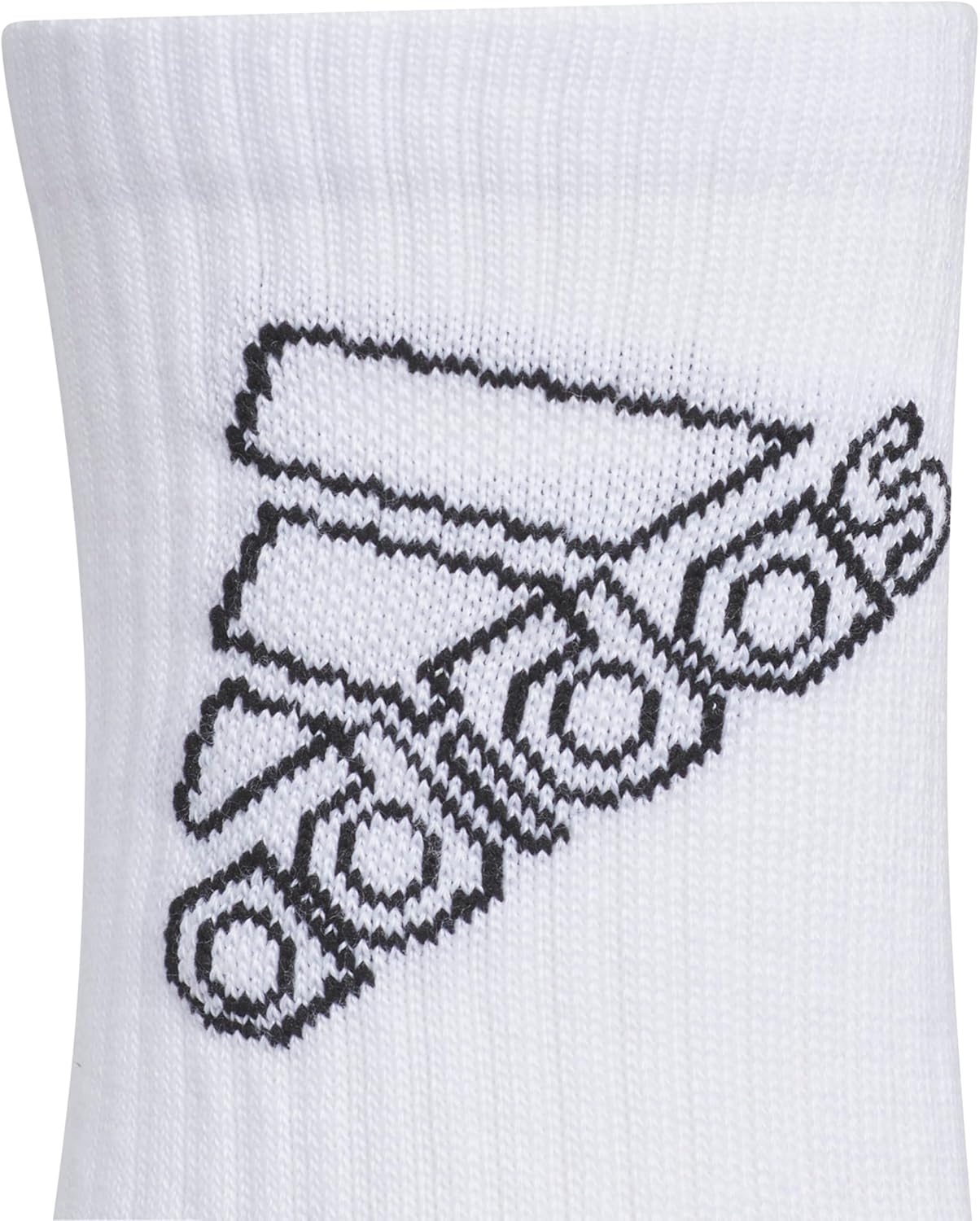 image:imageadidas Kids Cushioned Crew Socks for Boys amp Girls 6 Pairs Durable amp ComfortableMixedWhiteBlack